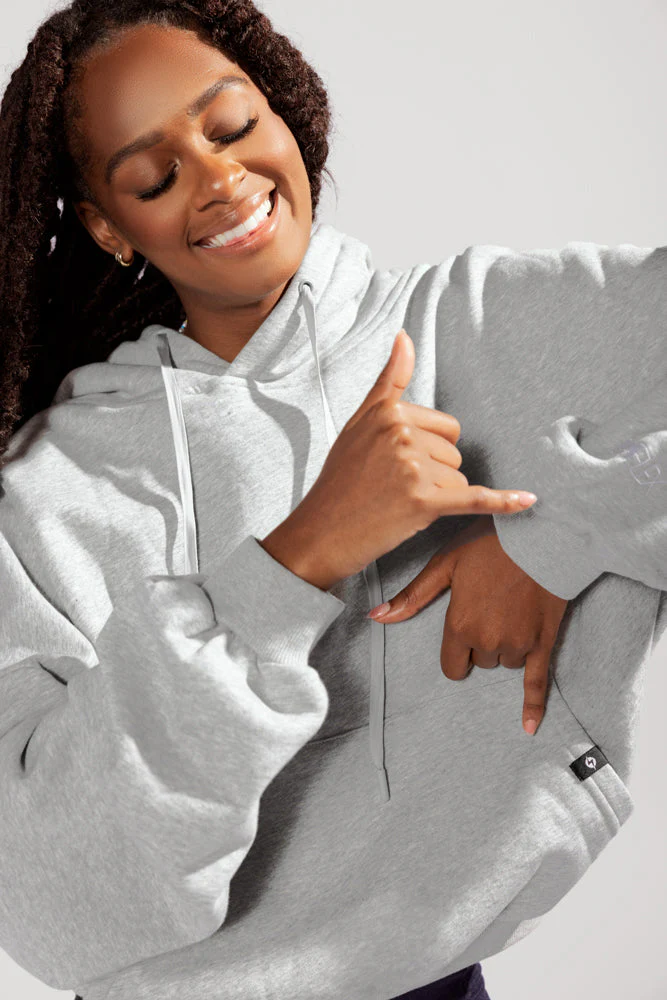 Pullover Cloud Hoodie - Heather Grey - Image 8