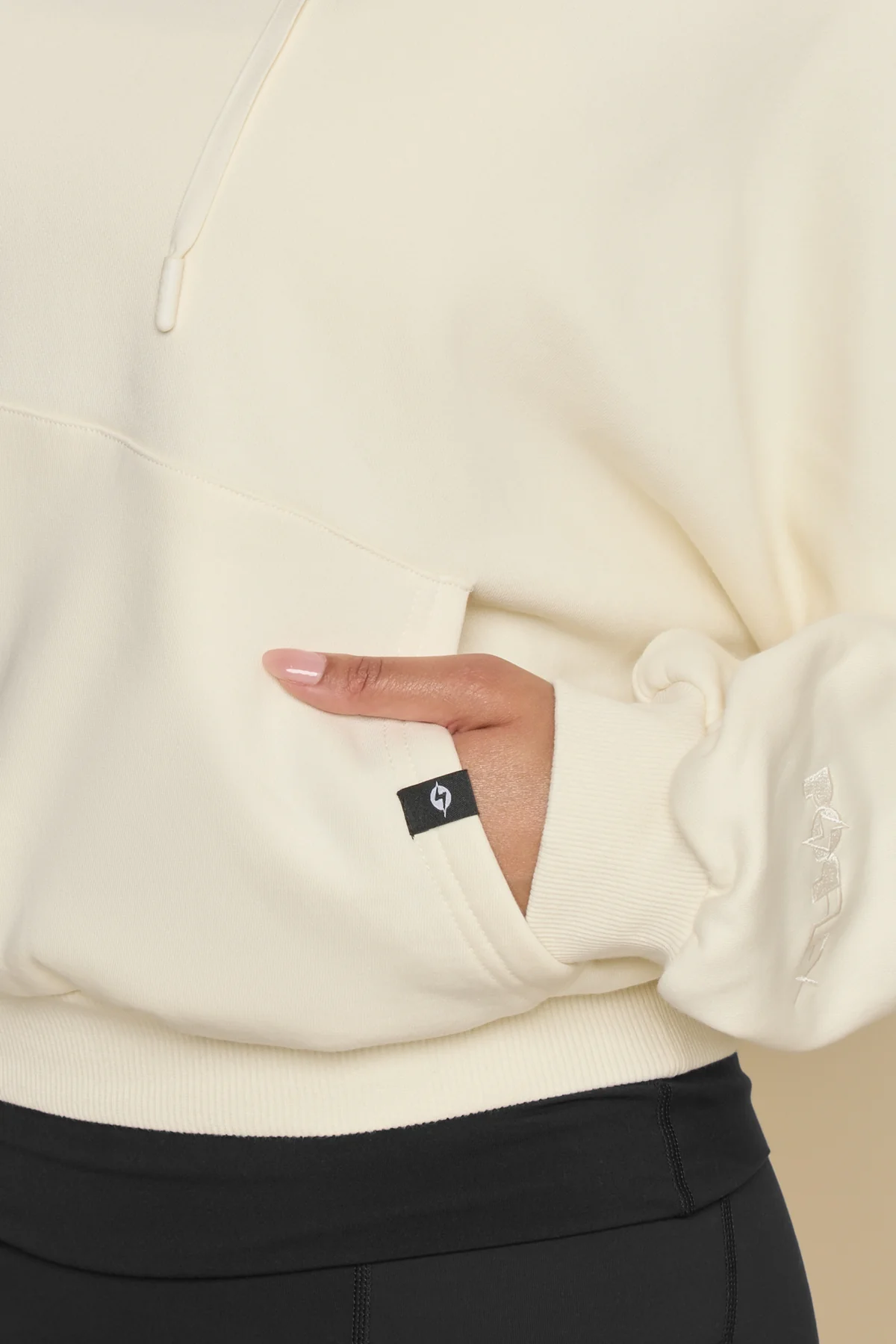 Pullover Cloud Hoodie - Ivory - Image 3