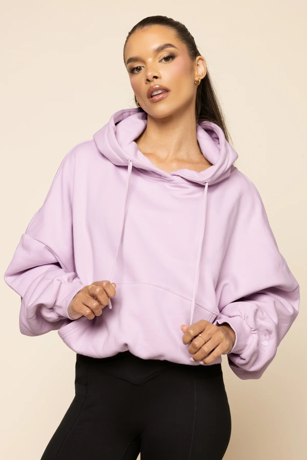 Pullover Cloud Hoodie - Pink Lilac - Image 3