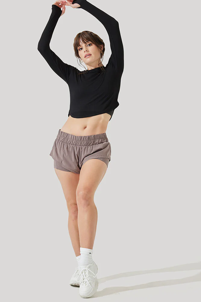 Refine Long Sleeve Top - Black - Image 5