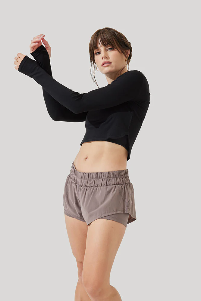 Refine Long Sleeve Top - Black - Image 8