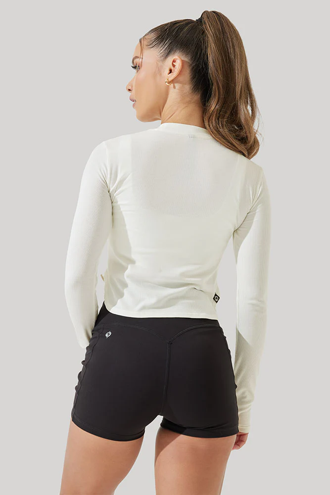 Refine Long Sleeve Top - Coconut Cream - Image 6