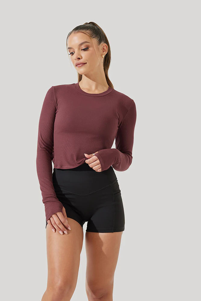 Refine Long Sleeve Top - Rose Clay - Image 7