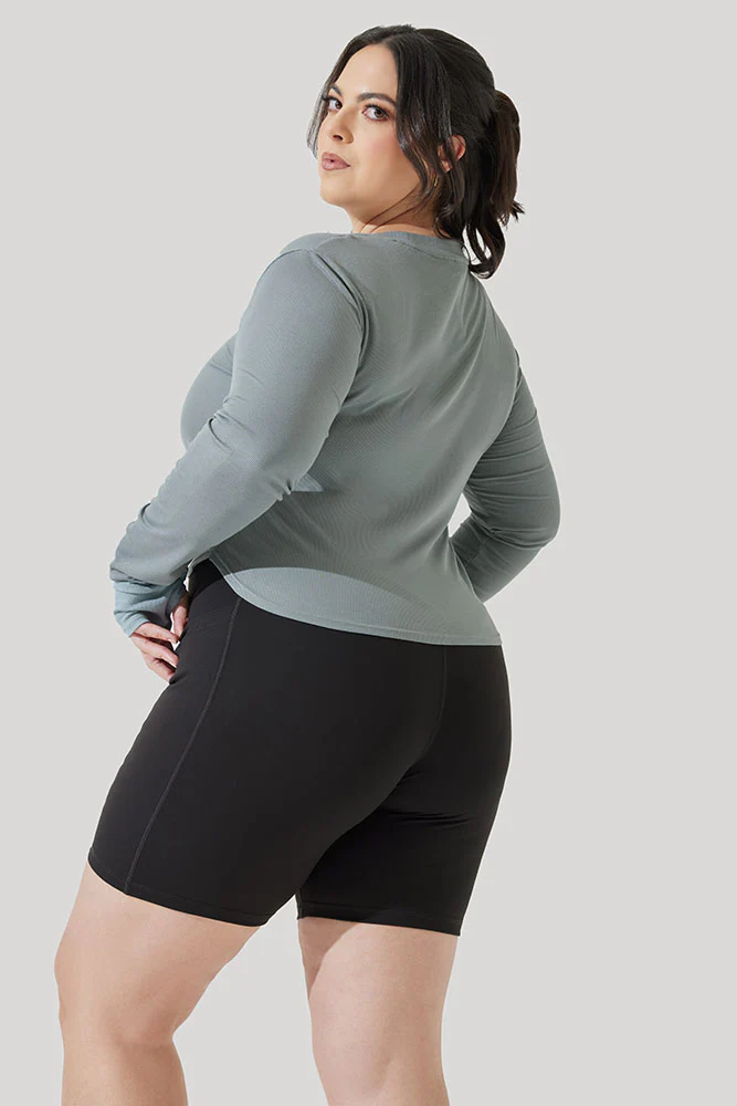 Refine Long Sleeve Top - Stormy Blue - Image 6