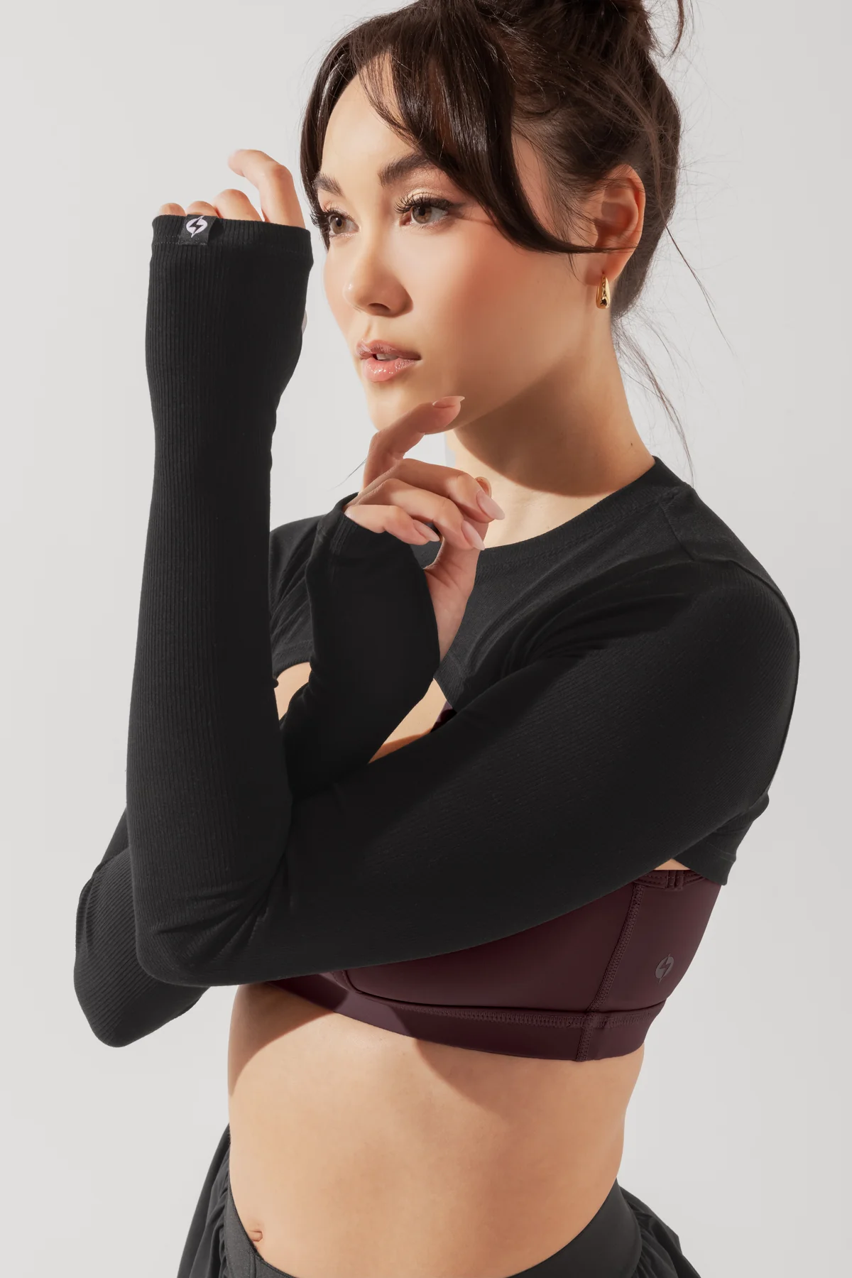 Relevé Ribbed Shrug - Black - Image 13