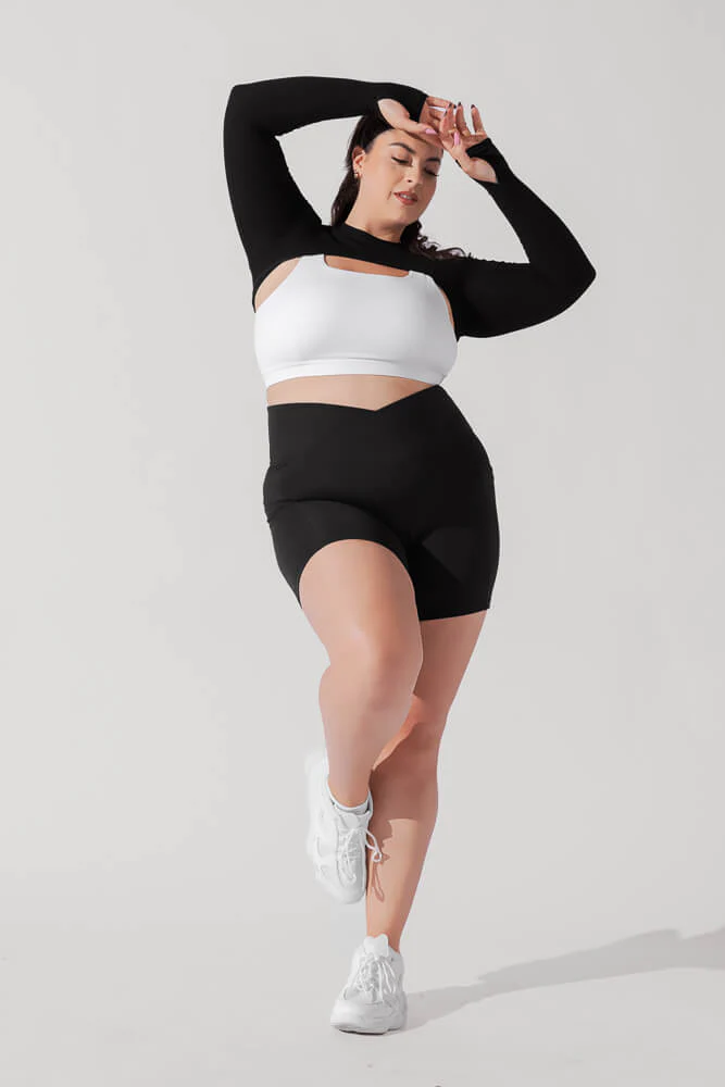 Relevé Ribbed Shrug - Black - Image 3