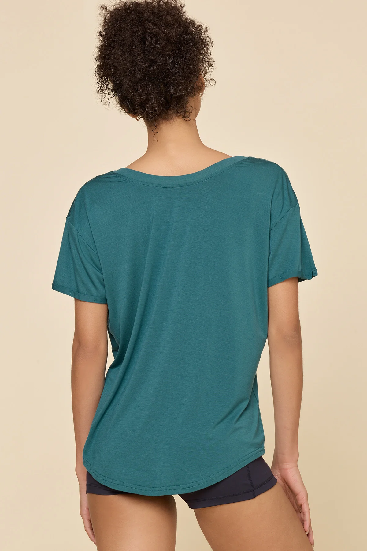 Reversible Deep V Tee - Pacific - Image 8