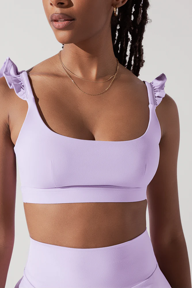 Romance Ruffle Bra - Digital Lavender - Image 4