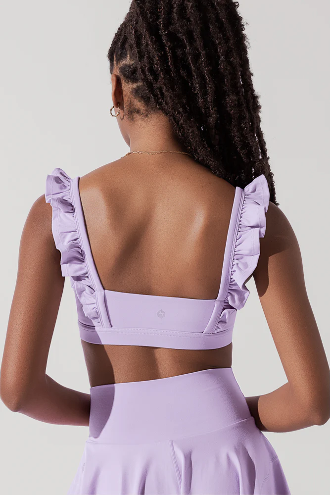 Romance Ruffle Bra - Digital Lavender - Image 5
