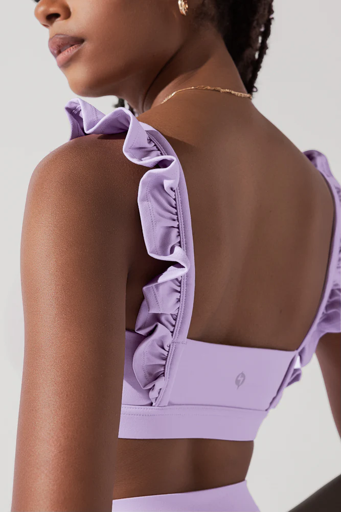 Romance Ruffle Bra - Digital Lavender - Image 6