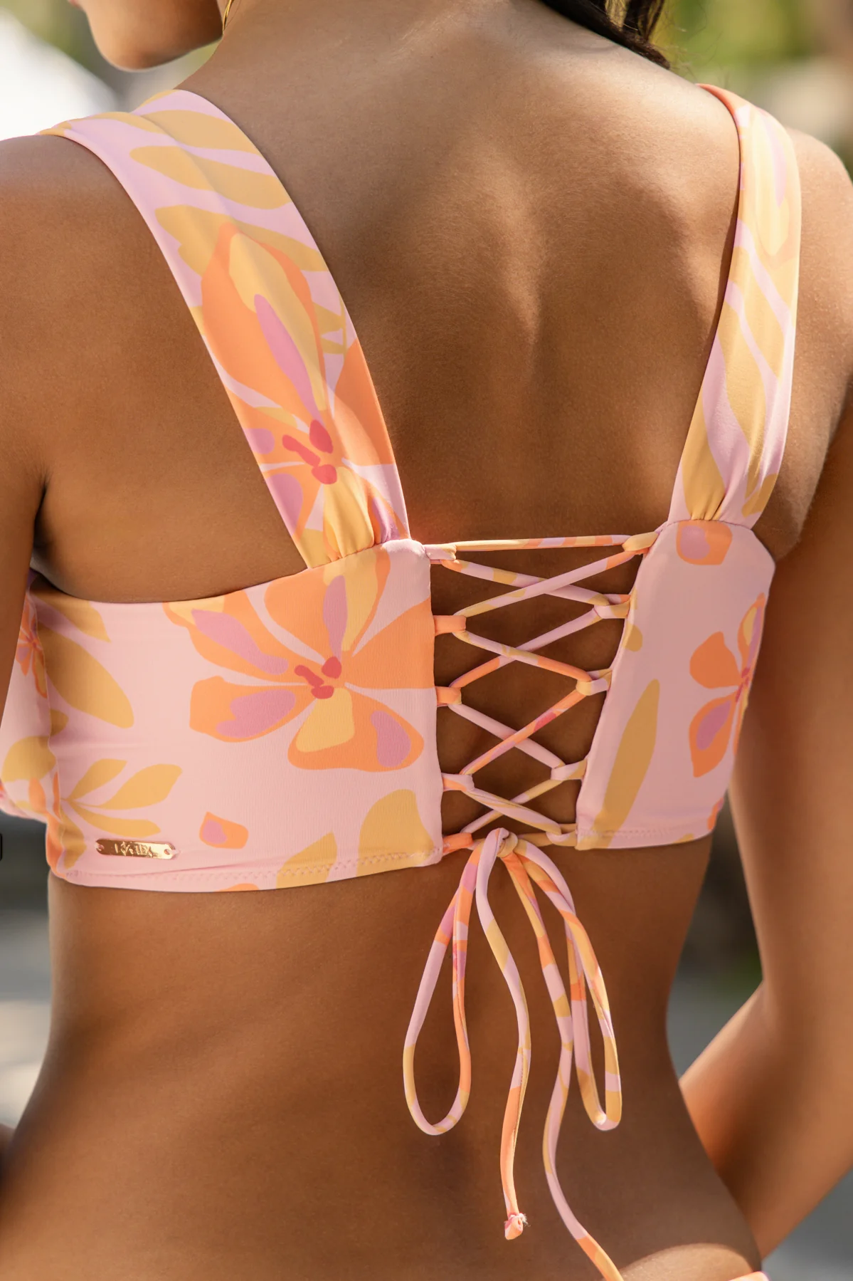 Sea Maiden Bikini Top - Pink Tropics - Image 5