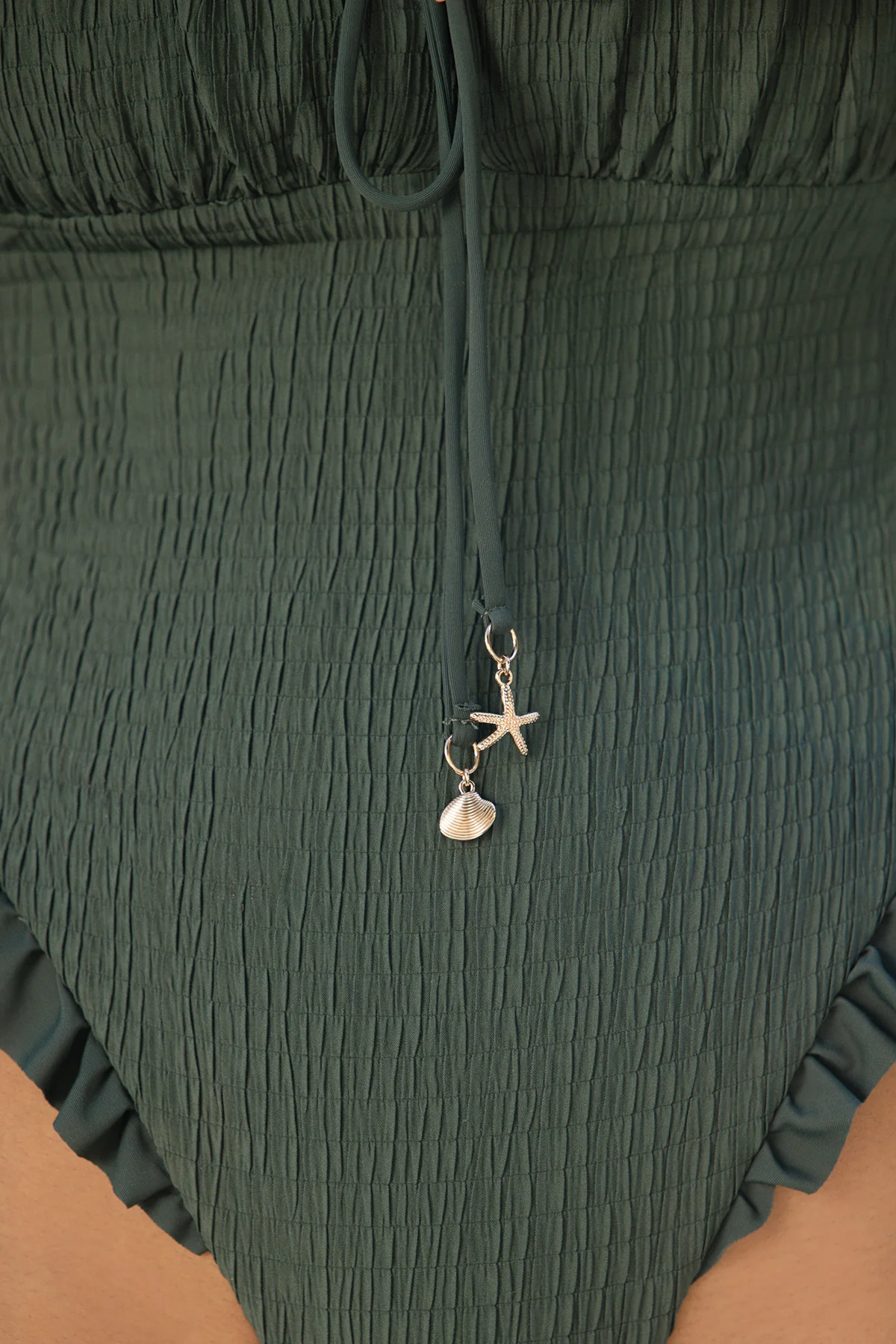 Sea Maiden Ruffle One Piece - Green Lagoon Dilly - Image 3