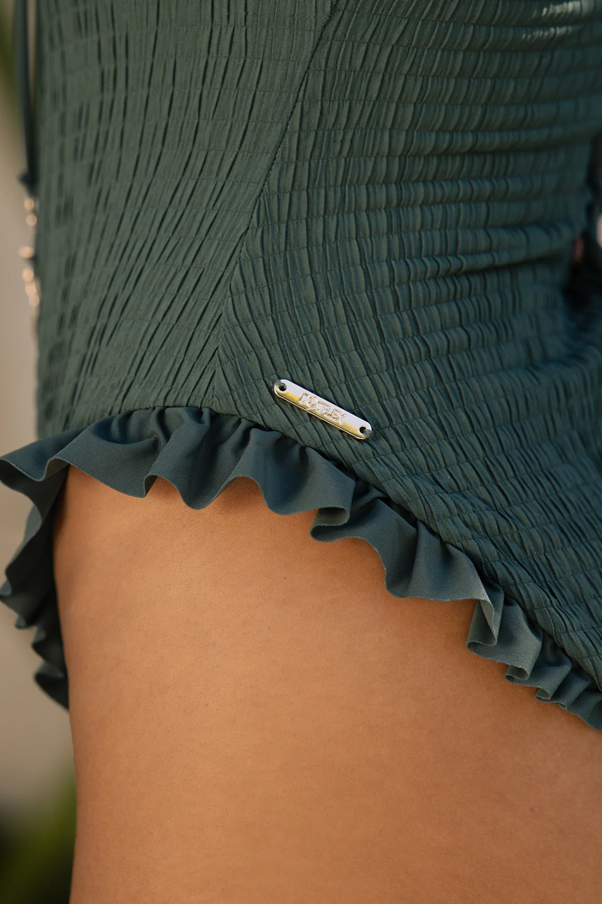 Sea Maiden Ruffle One Piece - Green Lagoon Dilly - Image 5