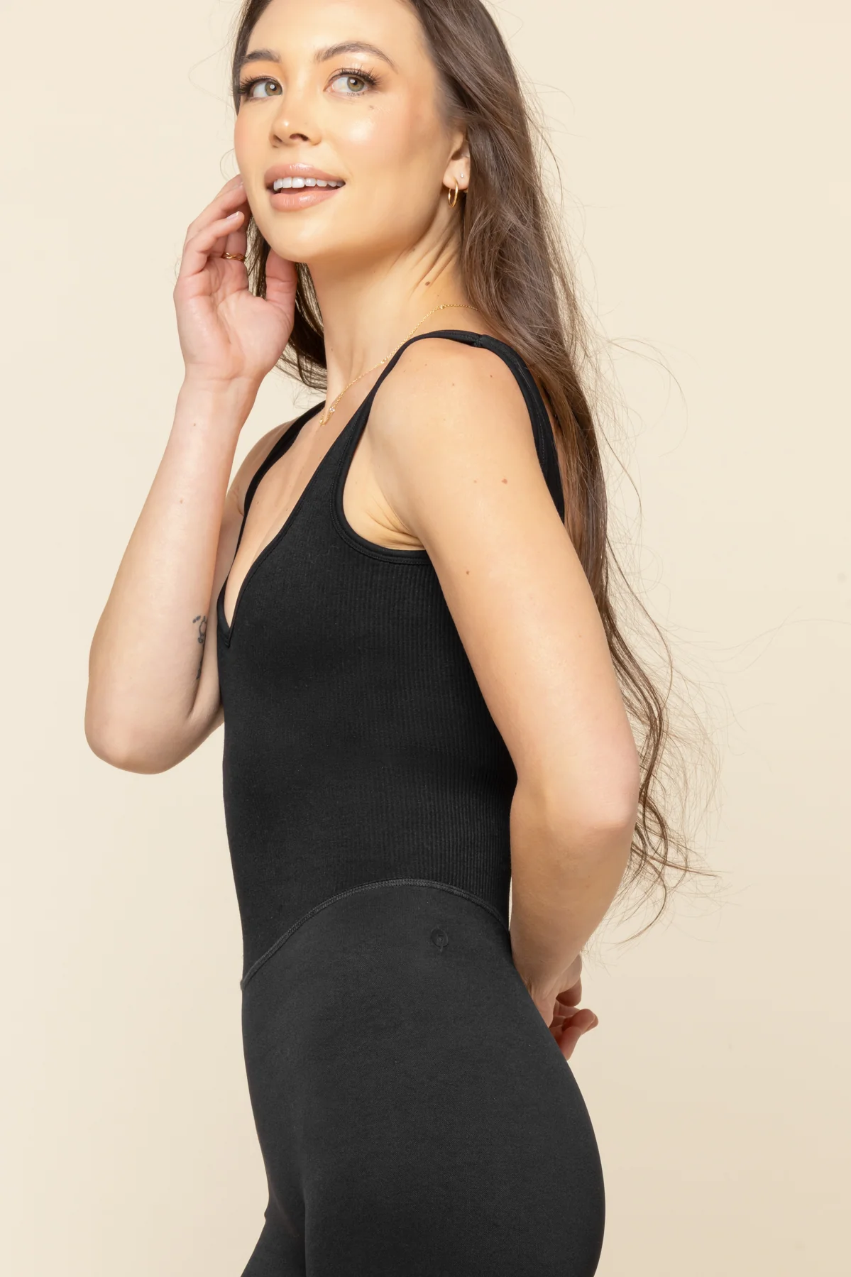 Be Flexible Seamless Onesie - Black - Image 6