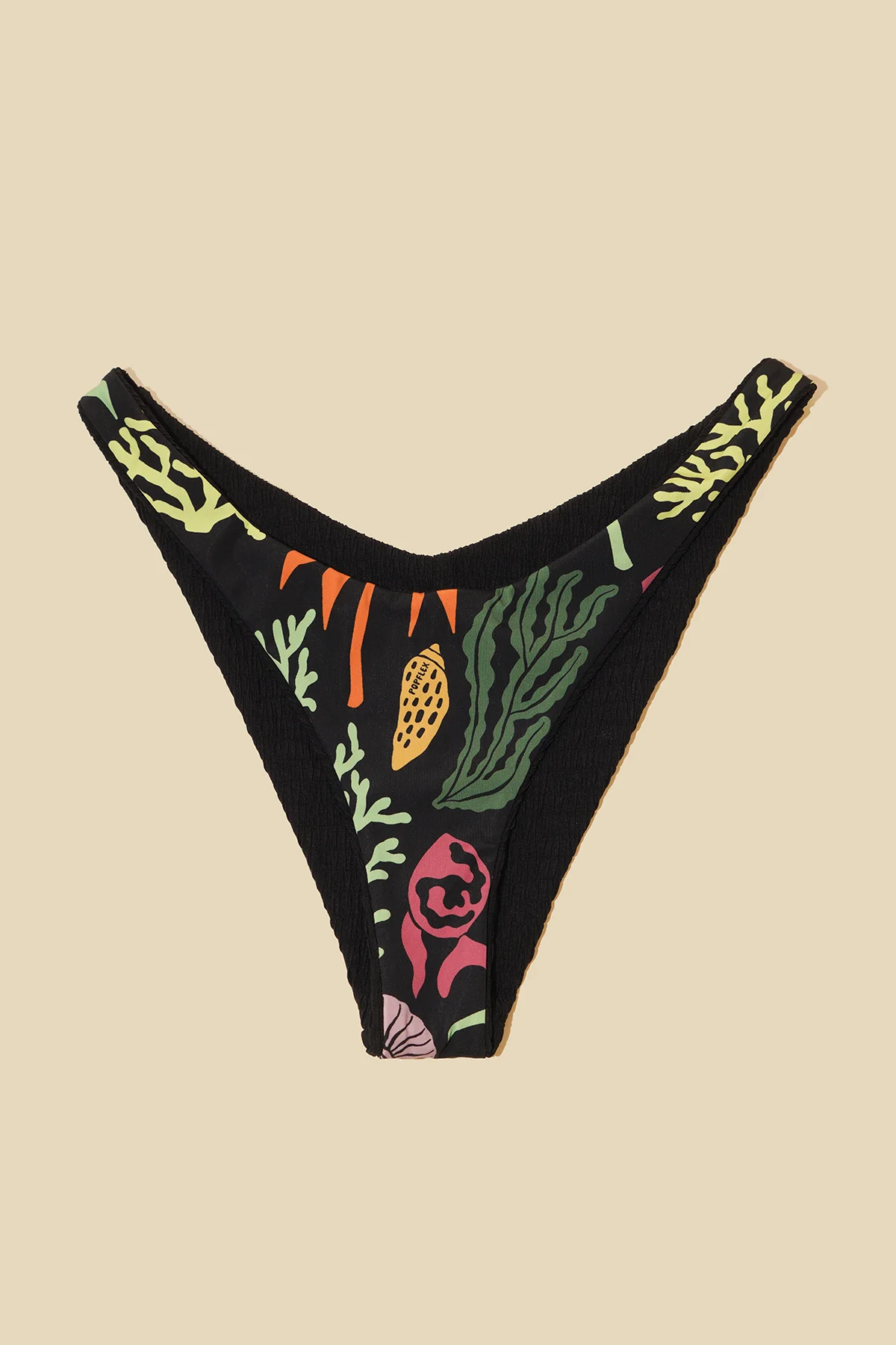 Seascape Reversible Bikini Bottom - Black Dilly - Image 8