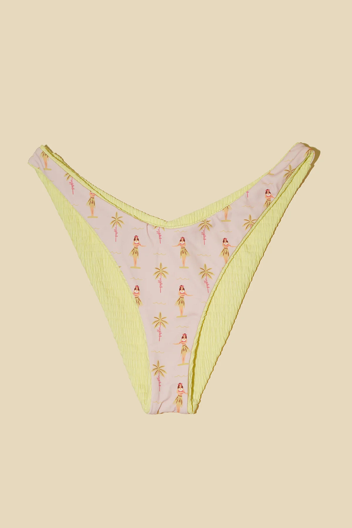 Seascape Reversible Bikini Bottom - Lemon Drop Dilly - Image 8
