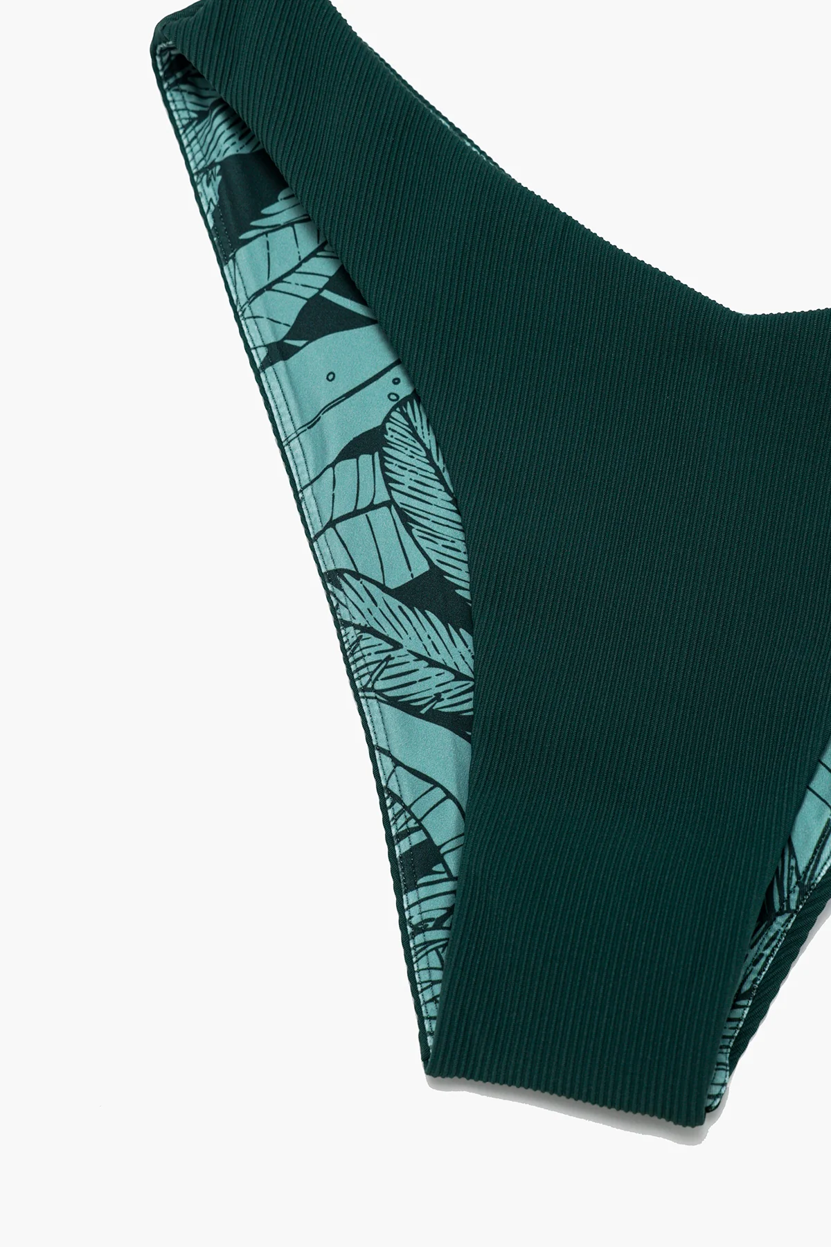 Sunshine Scoop Ultra Cheeky Bikini Bottom - Green Rib - Image 8