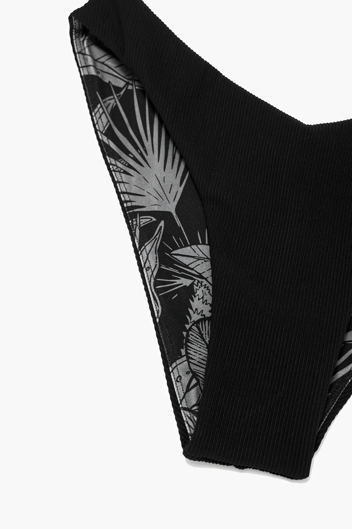 Sunshine Scoop Ultra Cheeky Bikini Bottom - Black Rib - Image 8