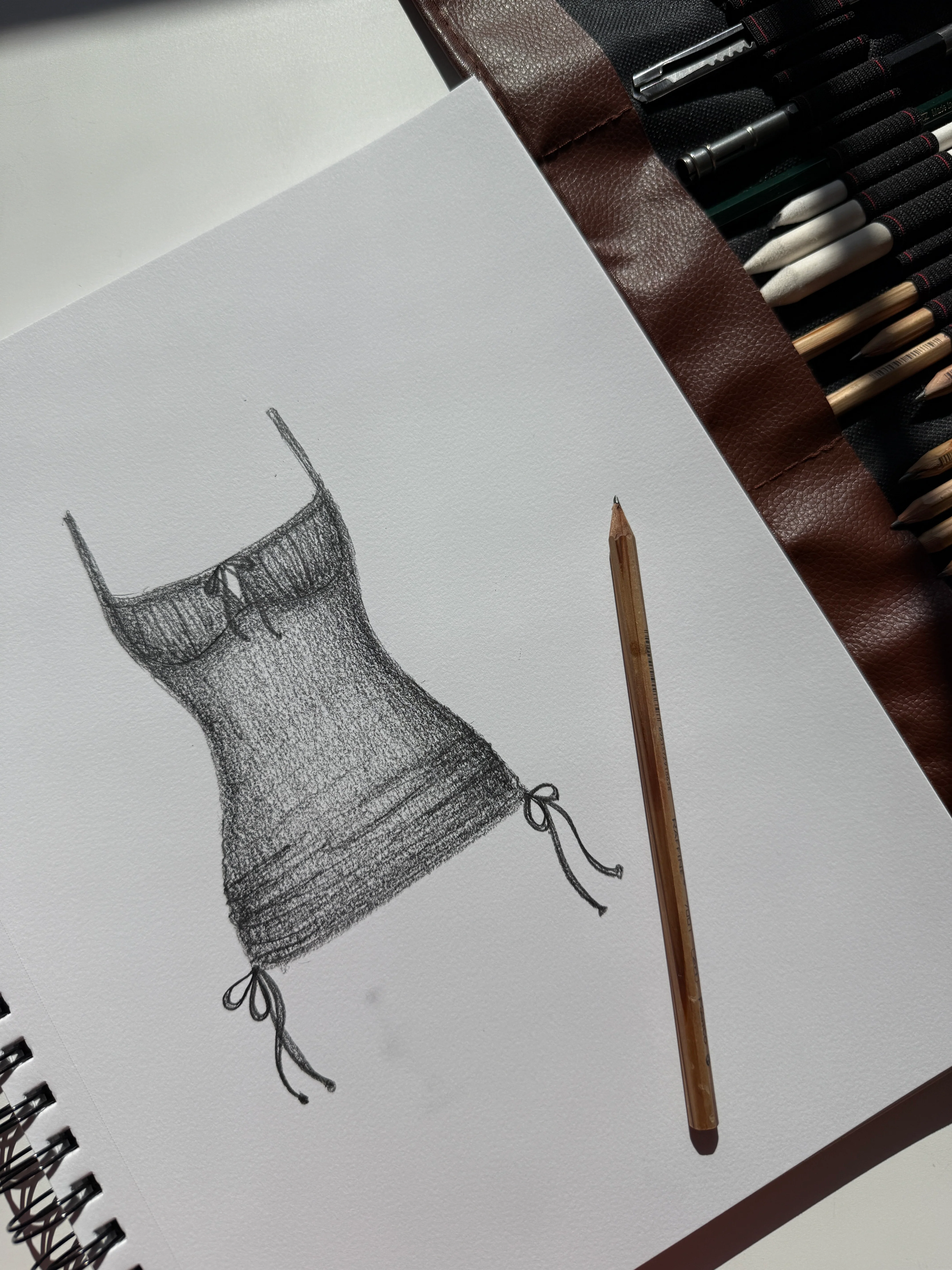 Sunshine Swim Dress - Black Bold Rib - Image 8
