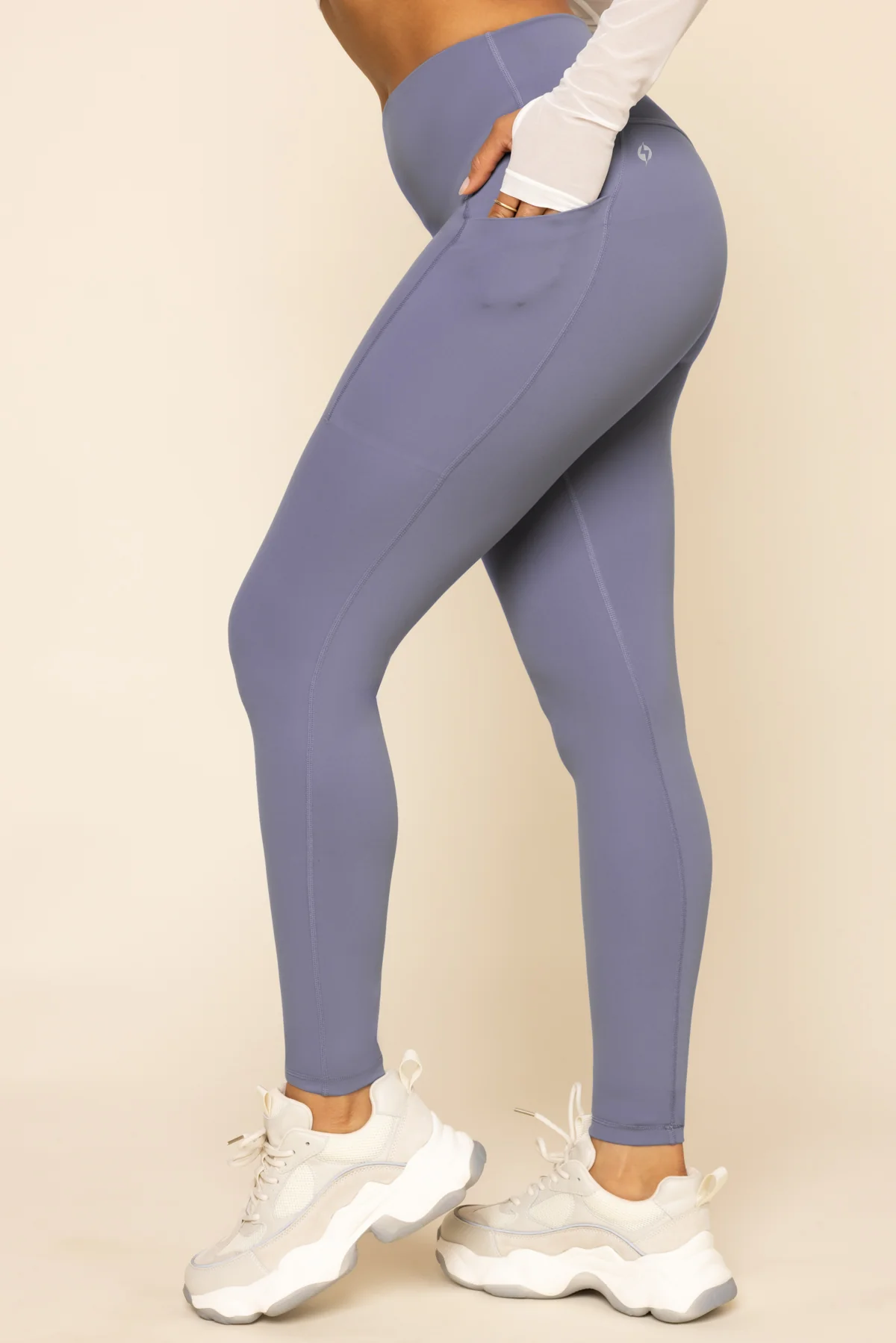 Supersculpt™ Legging with Pockets - Blue Mist - Image 6