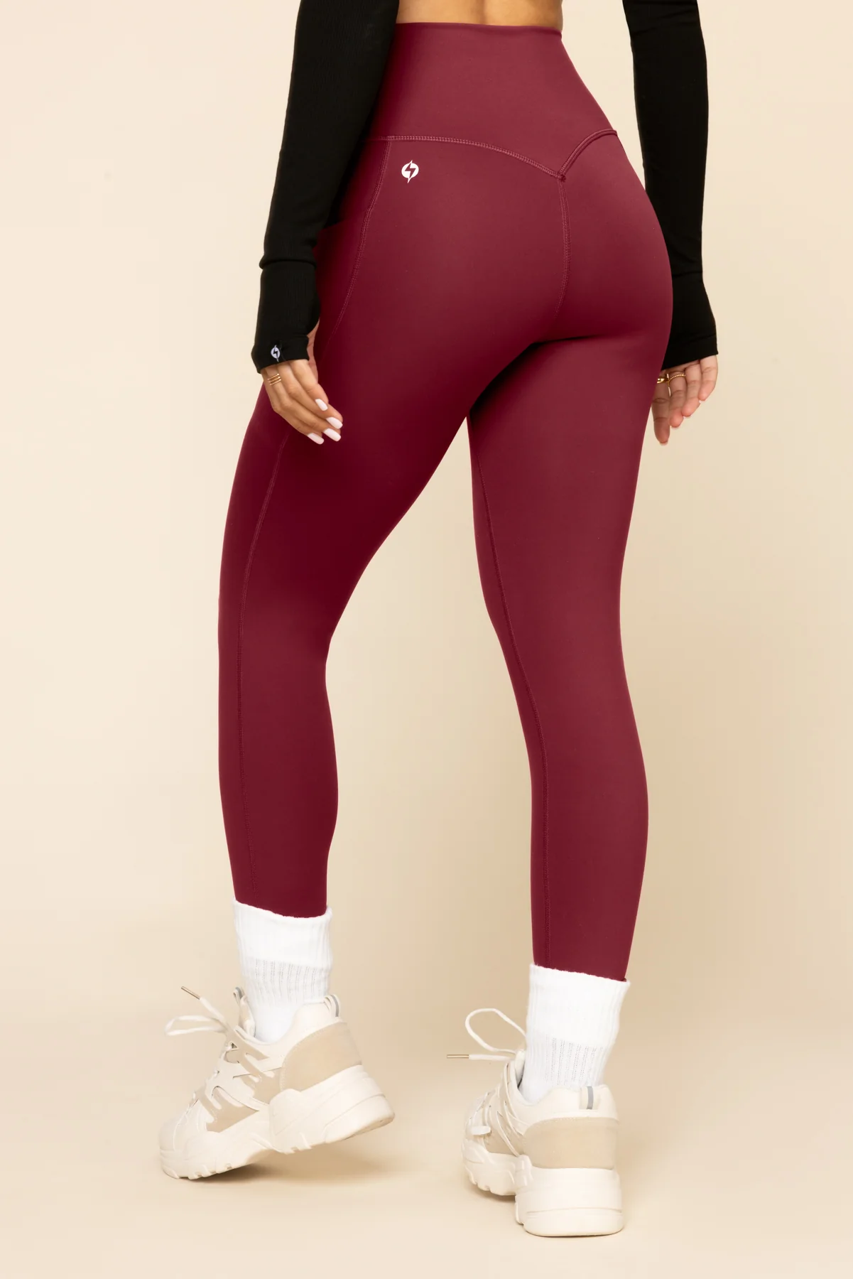 Supersculpt™ Legging with Pockets - Crimson - Image 6