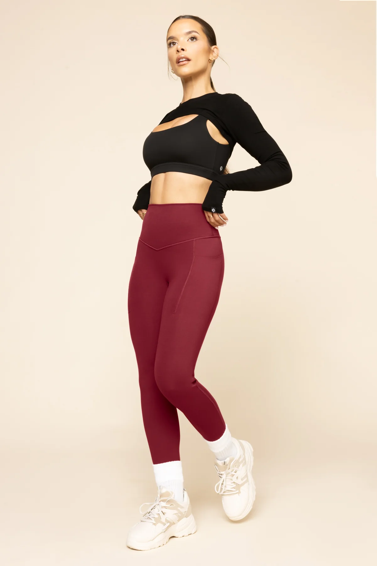 Supersculpt™ Legging with Pockets - Crimson - Image 8
