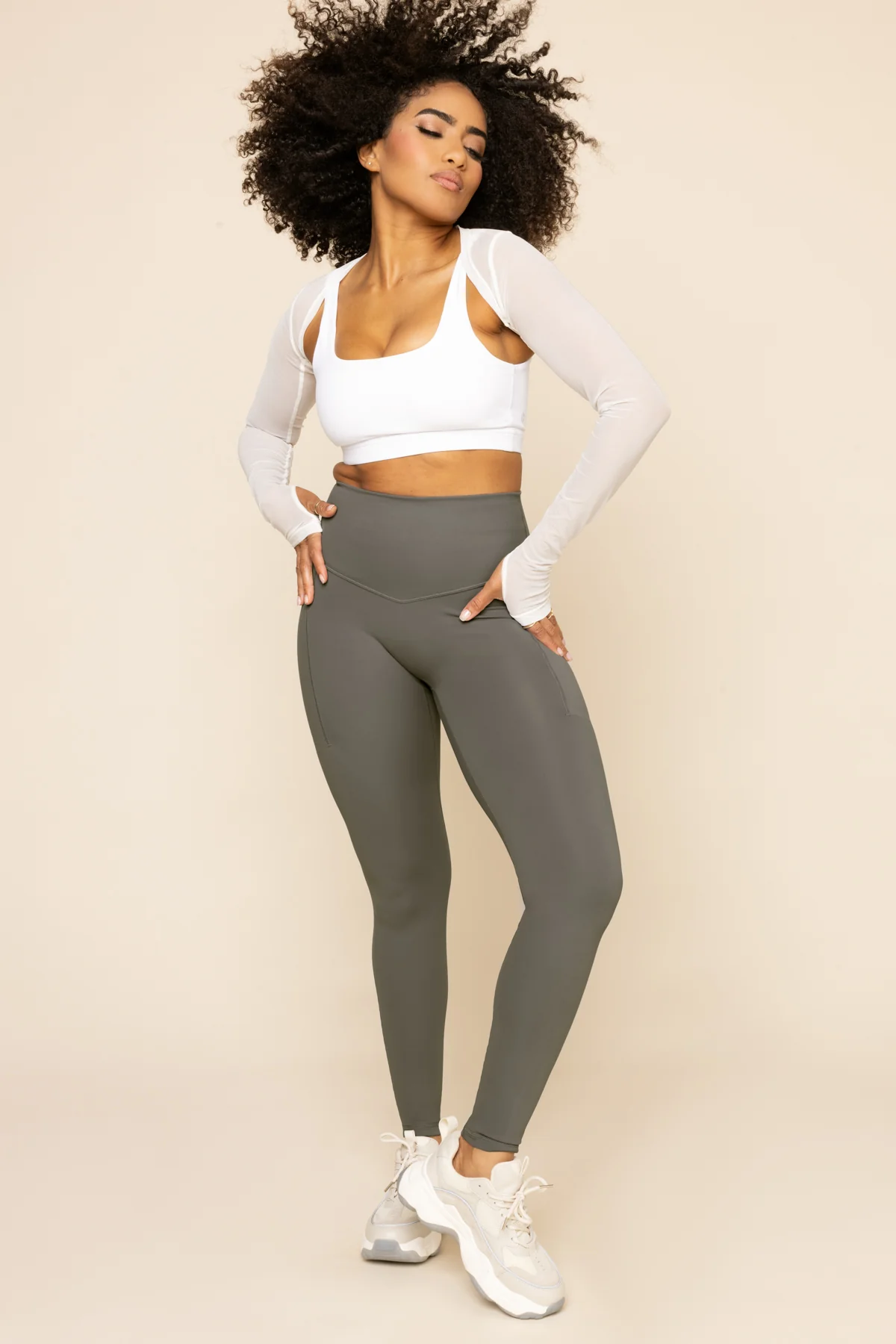 Supersculpt™ Legging with Pockets - English Ivy - Image 8