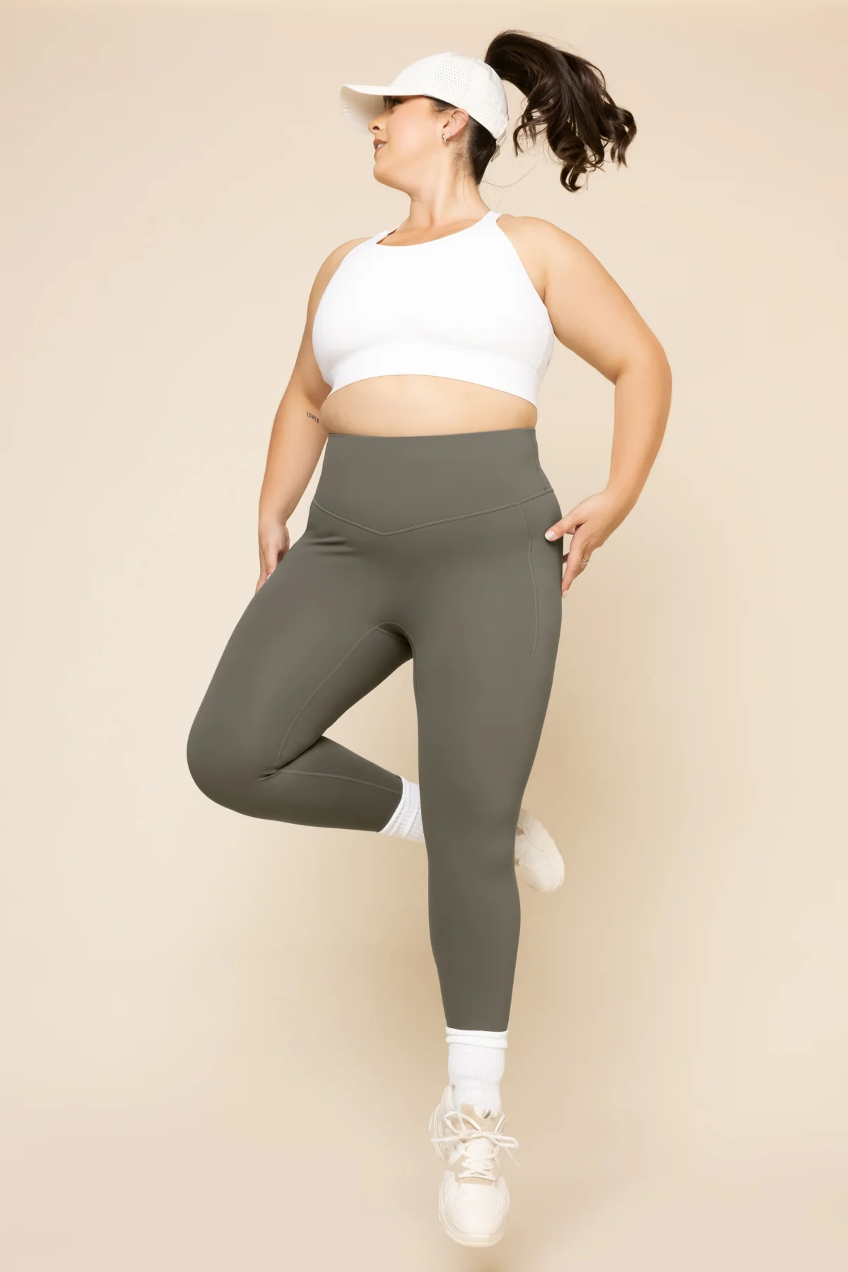 Supersculpt™ Legging with Pockets - English Ivy - Image 9