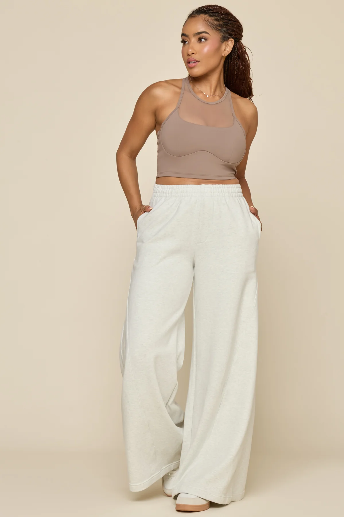 Superwide Sweatpant - Heather Grey - Image 7