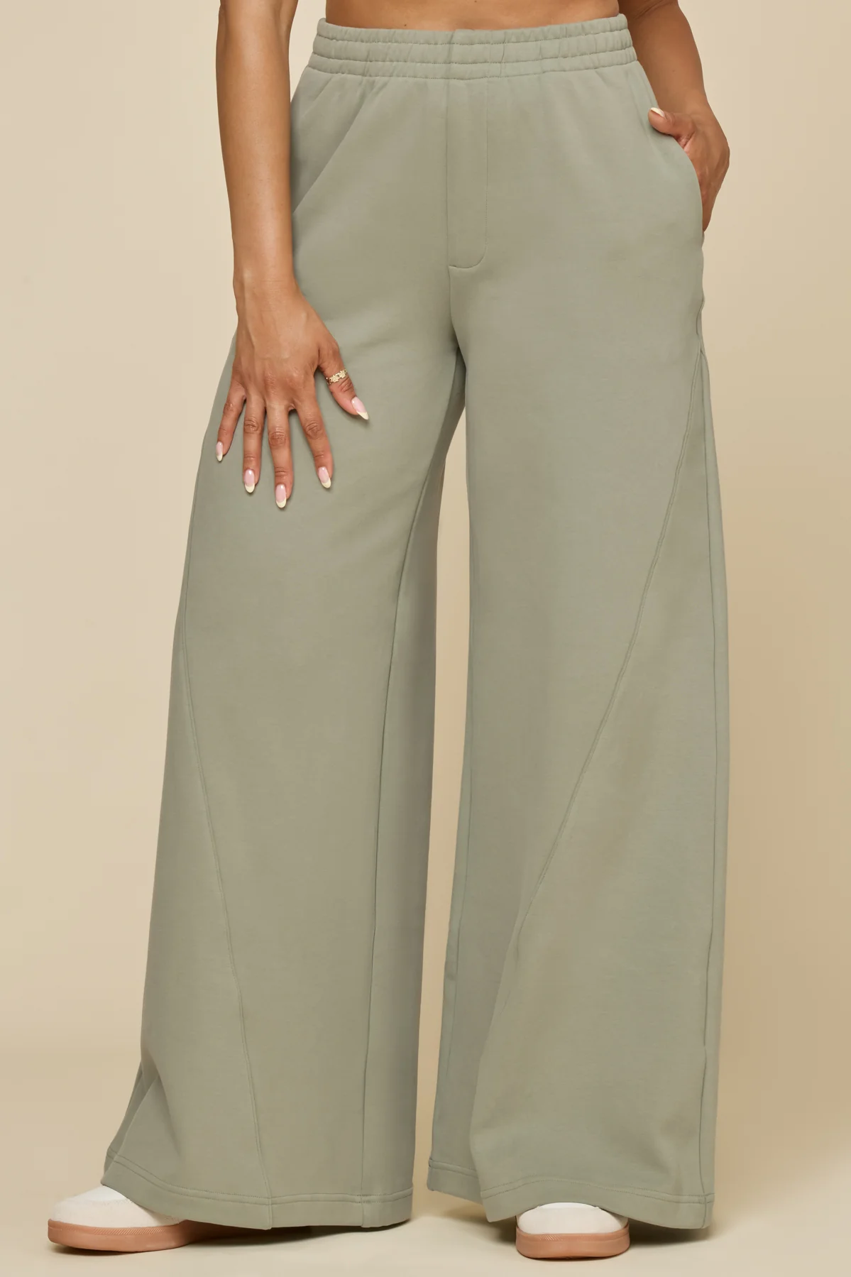 Superwide Sweatpant - Light Sage - Image 2