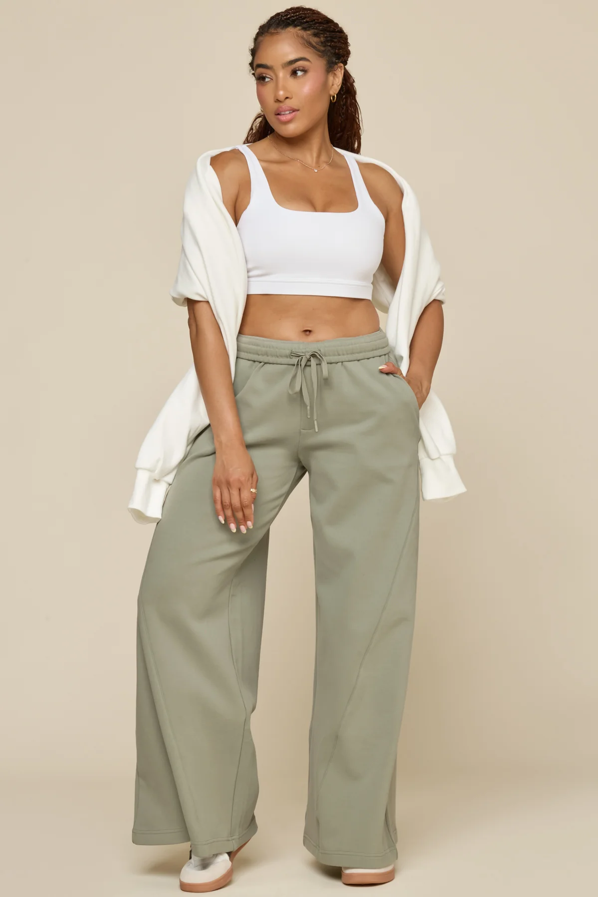 Superwide Sweatpant - Light Sage - Image 8