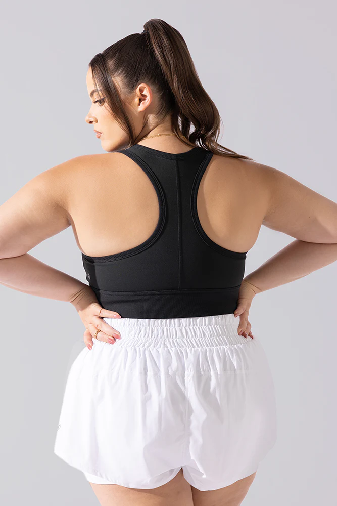 Sweat Sesh Crop Top - Black - Image 7