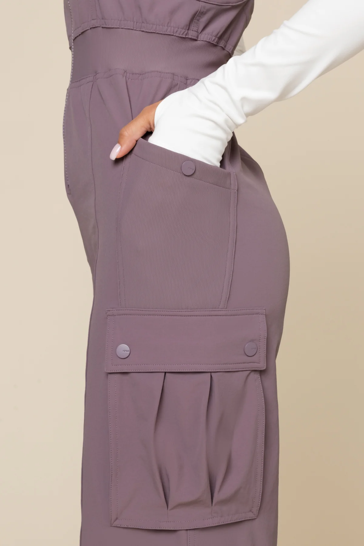 Take a Hike Overalls - Dusty Mauve - Image 7