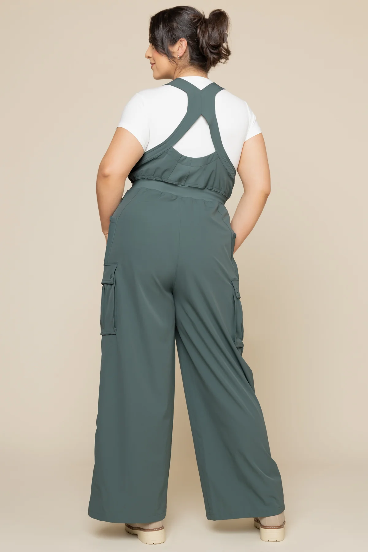 Take a Hike Overalls - Fog Green - Image 10