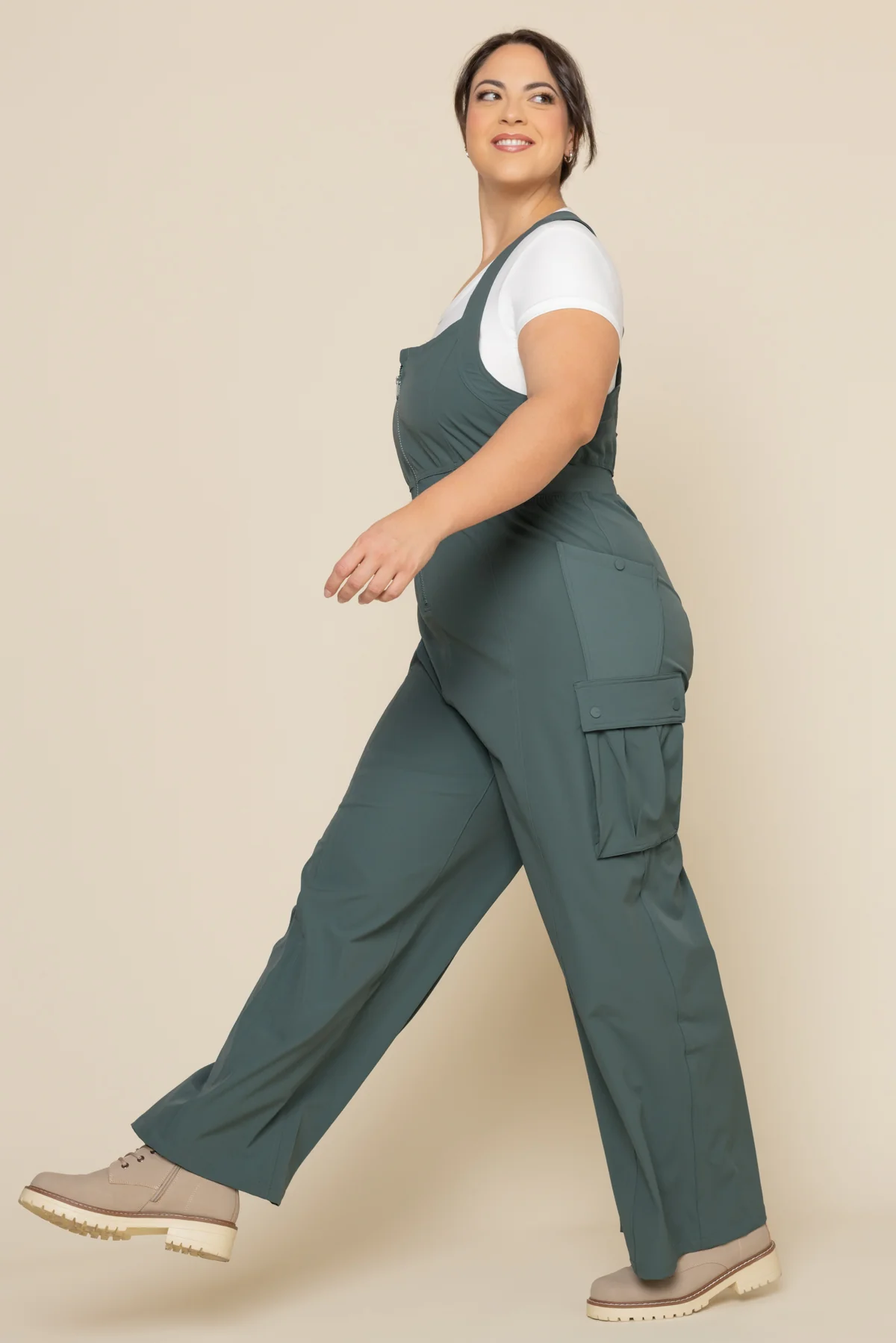 Take a Hike Overalls - Fog Green - Image 9