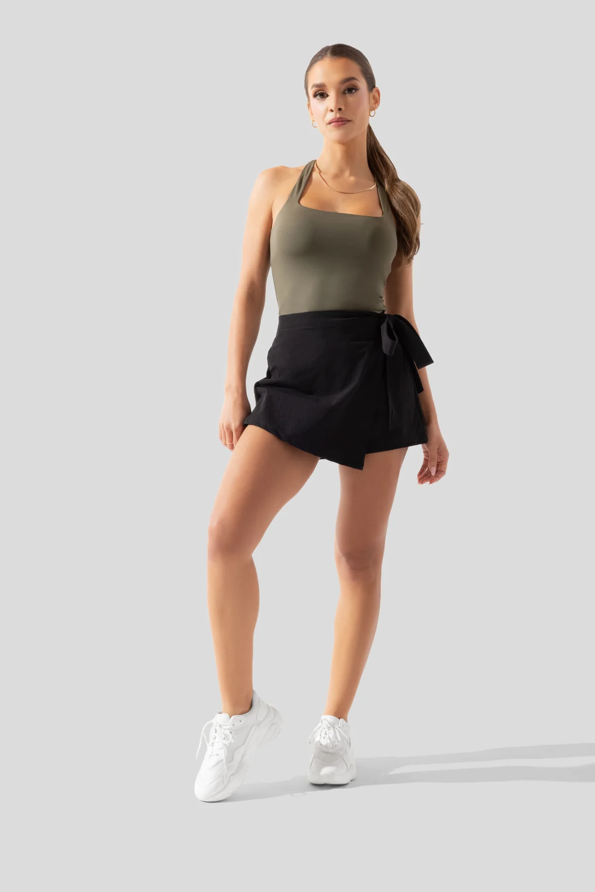That's a Wrap Skort - Black - Image 3