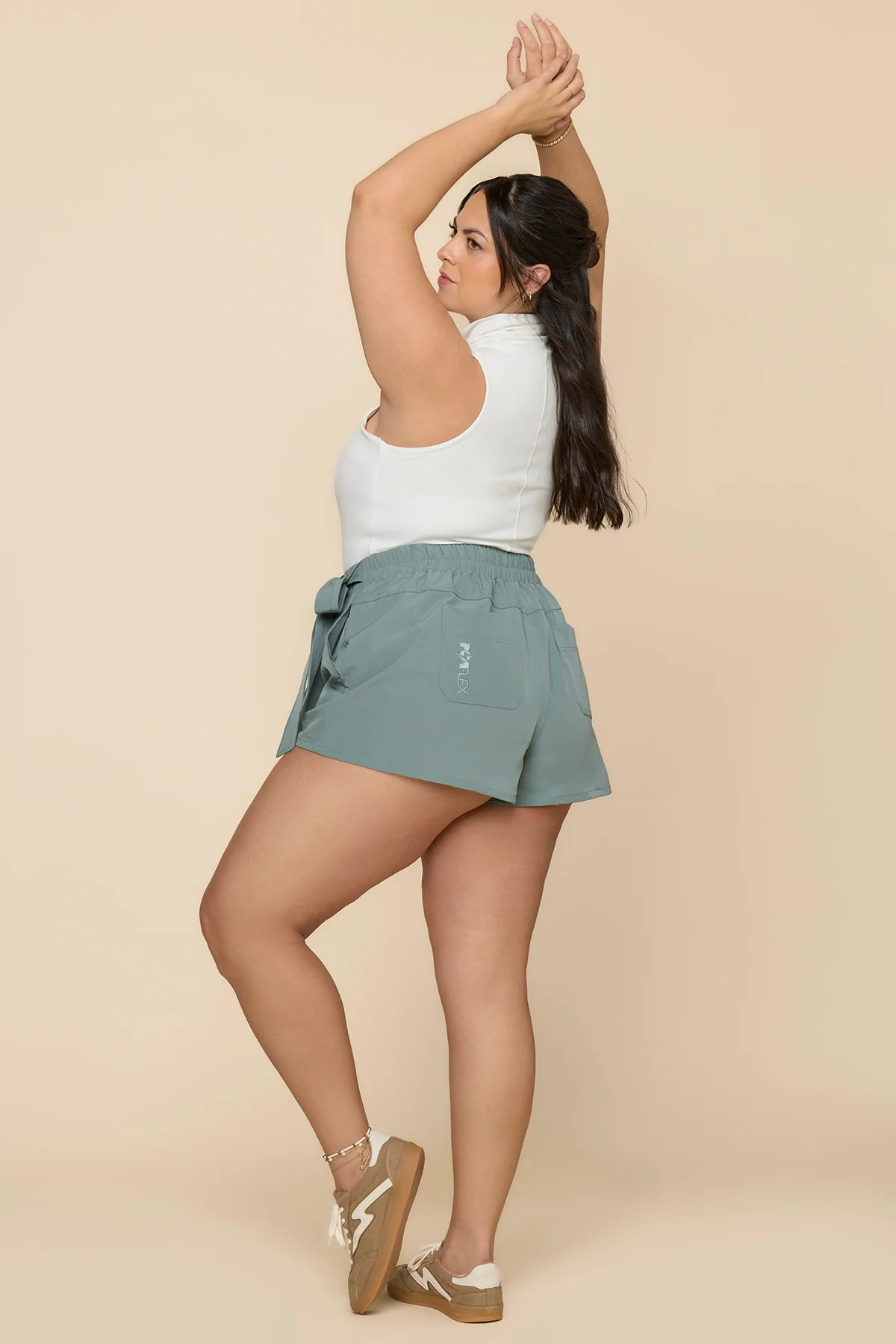 That's a Wrap Skort - Fog Green - Image 9