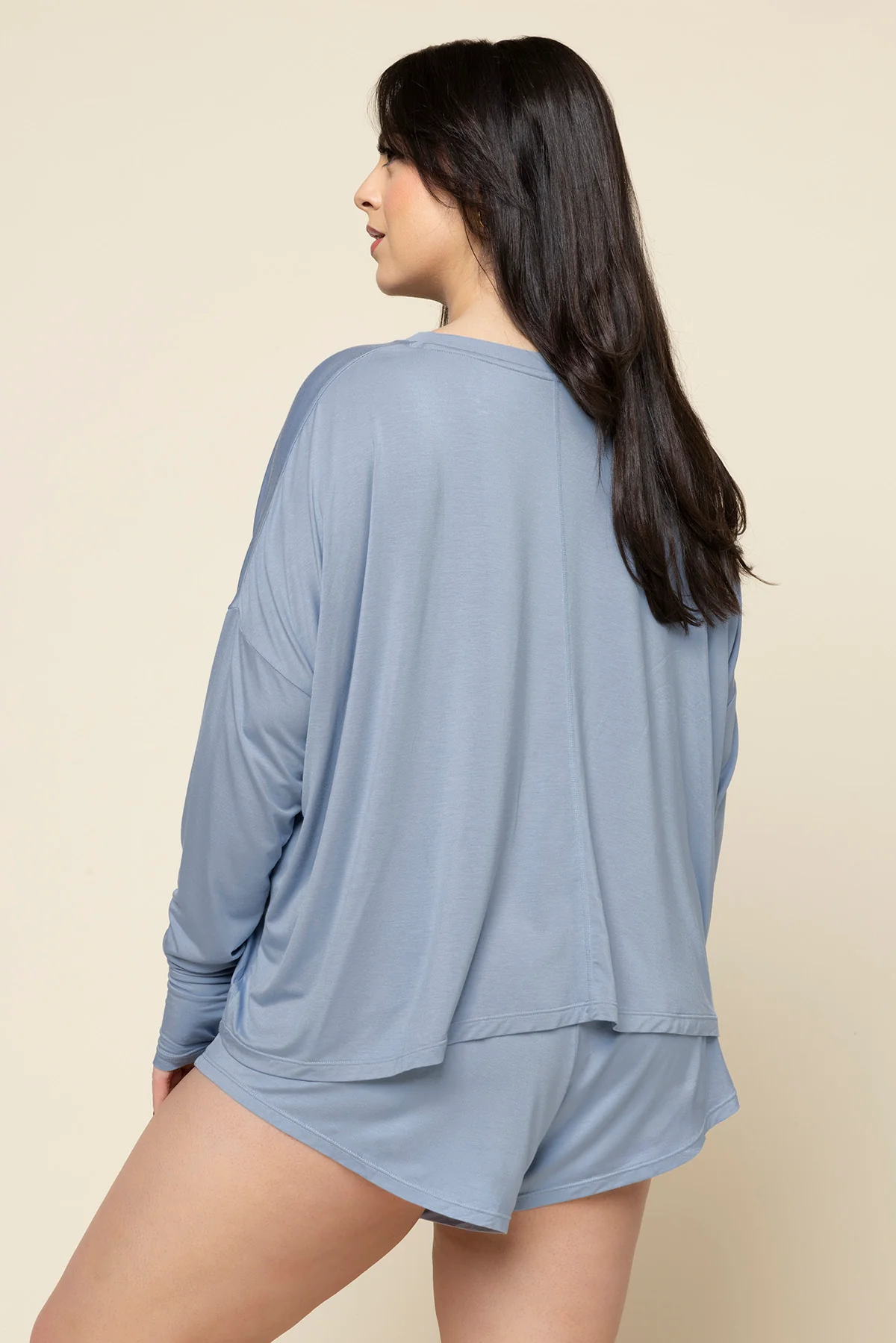 The Perfect Long Sleeve Top - Dusty Blue - Image 9