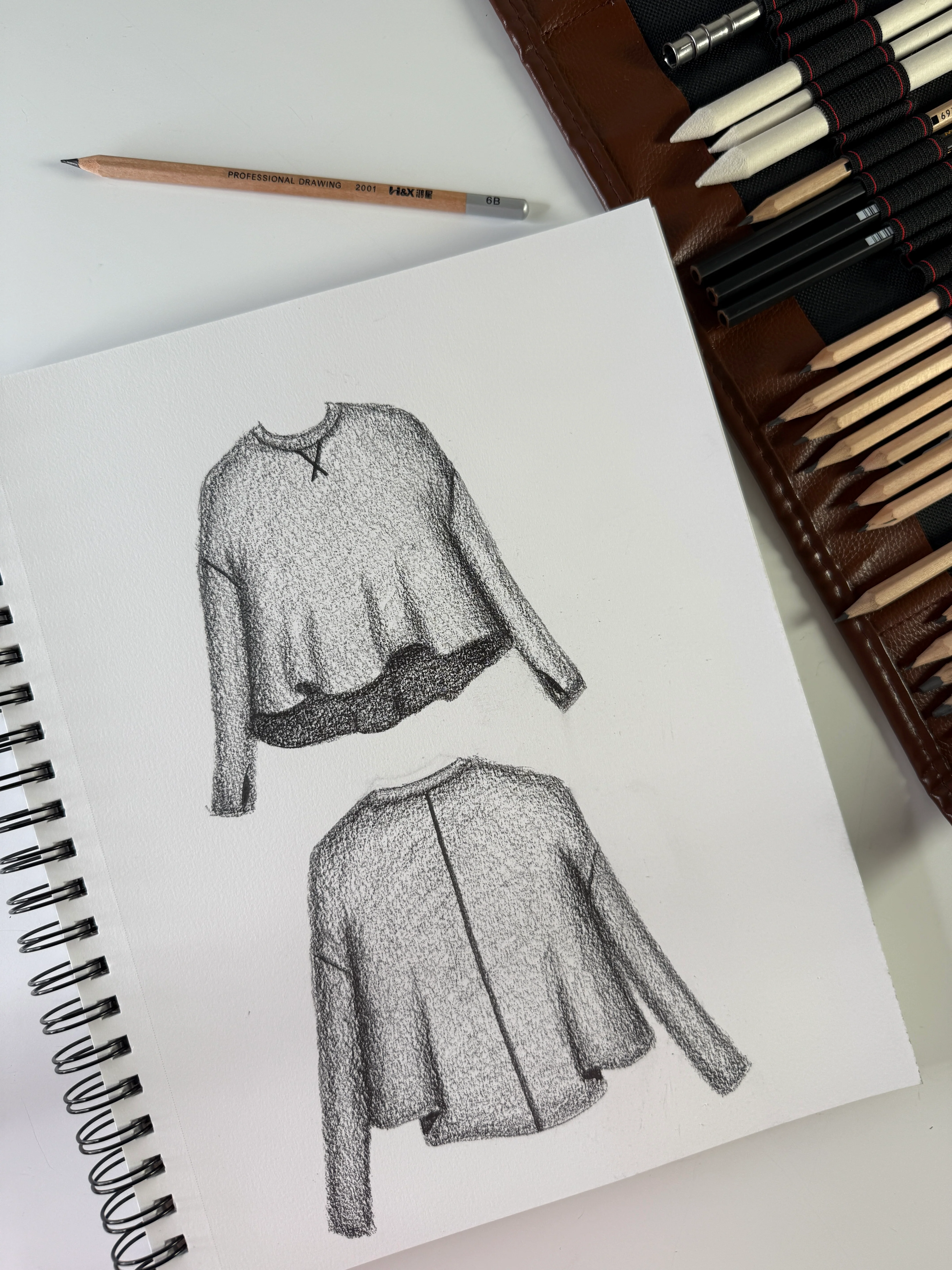 The Perfect Long Sleeve Top - Dusty Blue - Image 5
