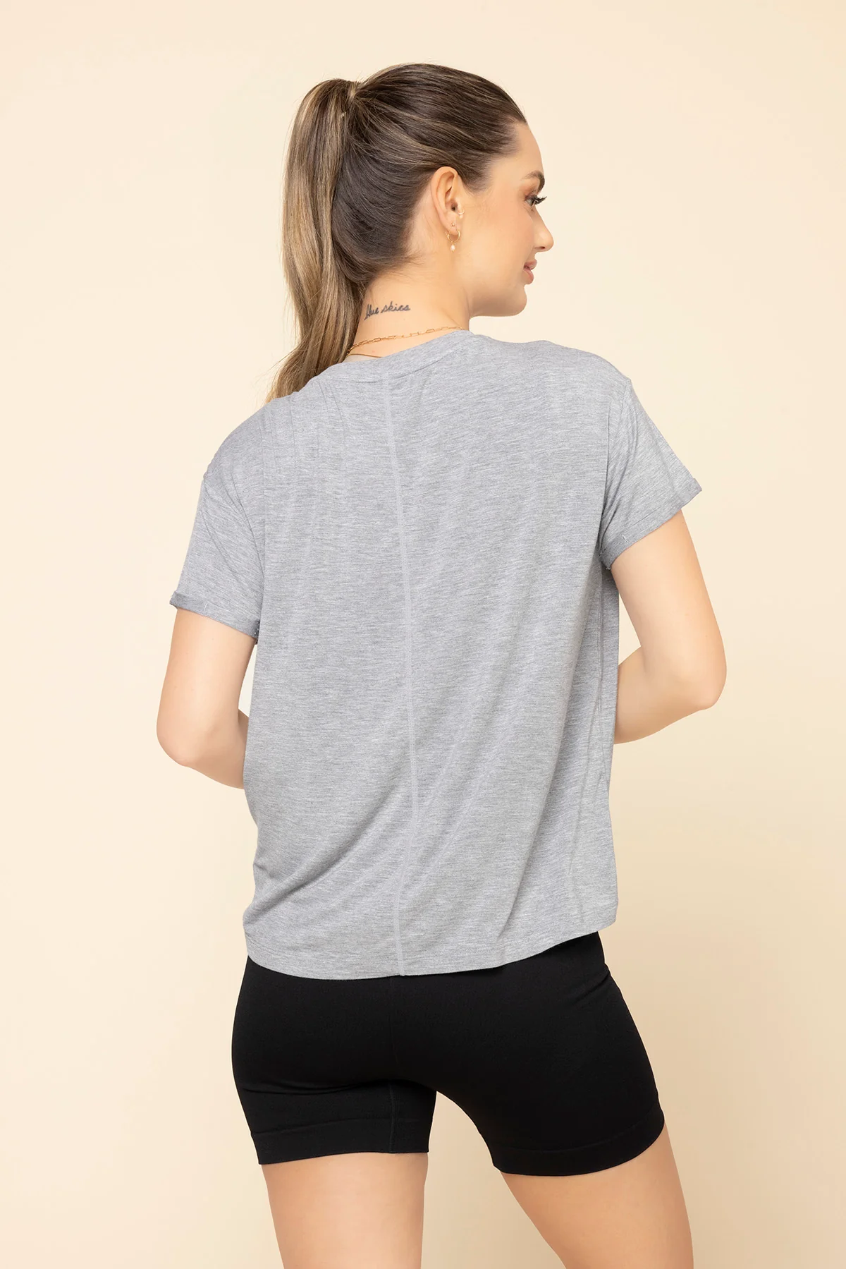 The Perfect Tee - Heather Grey - Image 4
