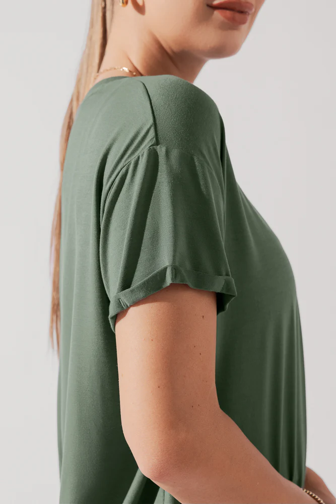 The Perfect Tee - Leaf Green - Image 4