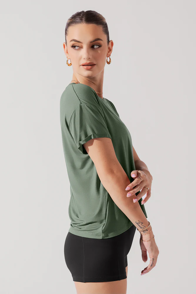 The Perfect Tee - Leaf Green - Image 6