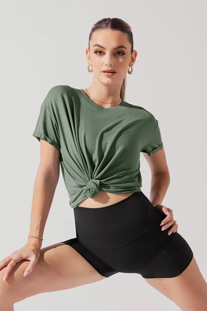 The Perfect Tee - Leaf Green - Image 7