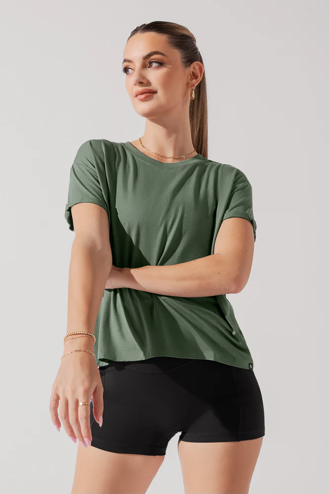 The Perfect Tee - Leaf Green - Image 8