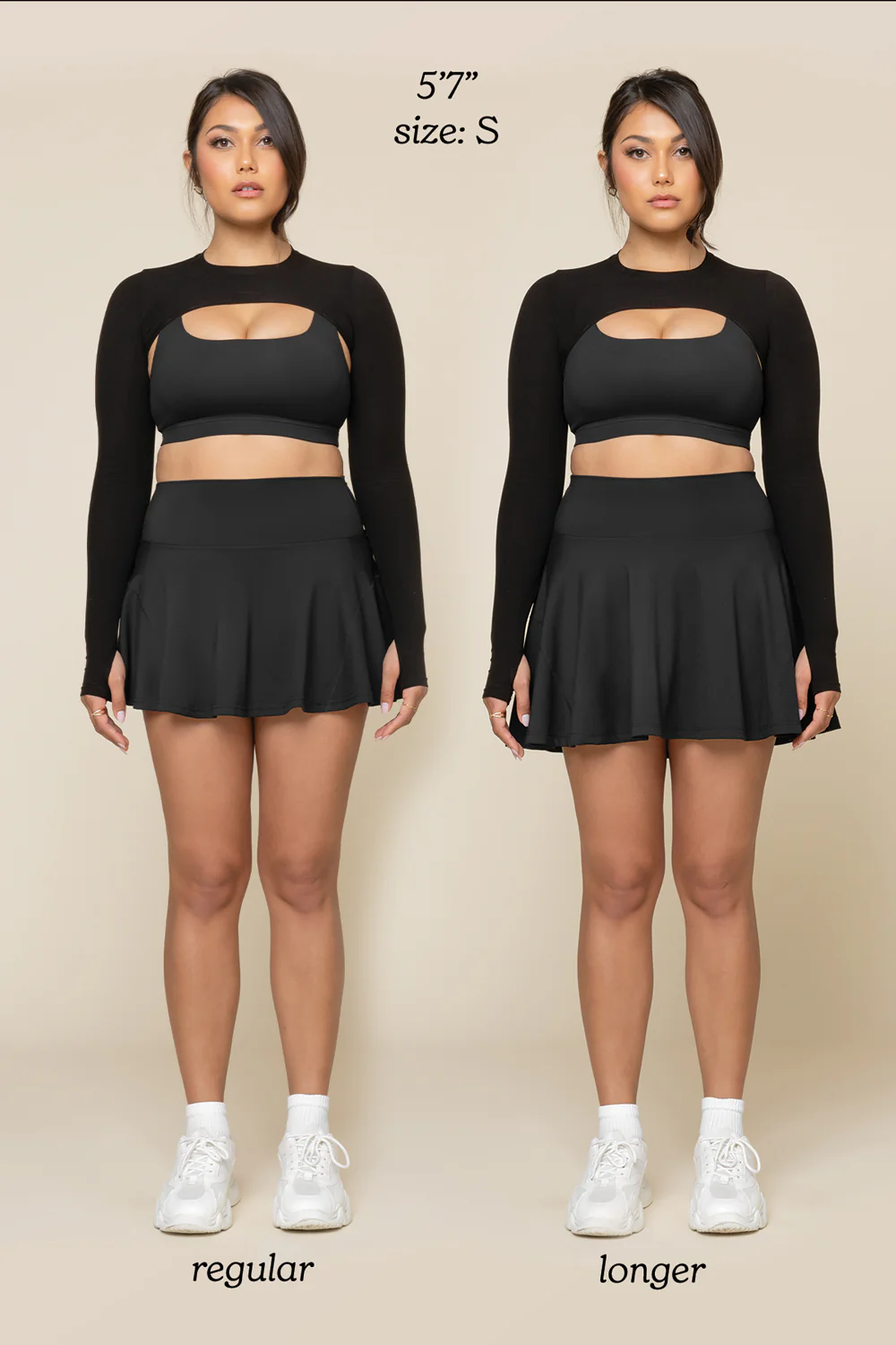 Twirl Skort - Black - Image 7