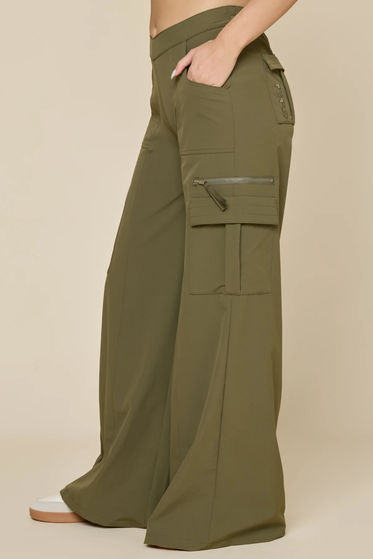 Y2K Cargo Pant - Dark Olive - Image 8