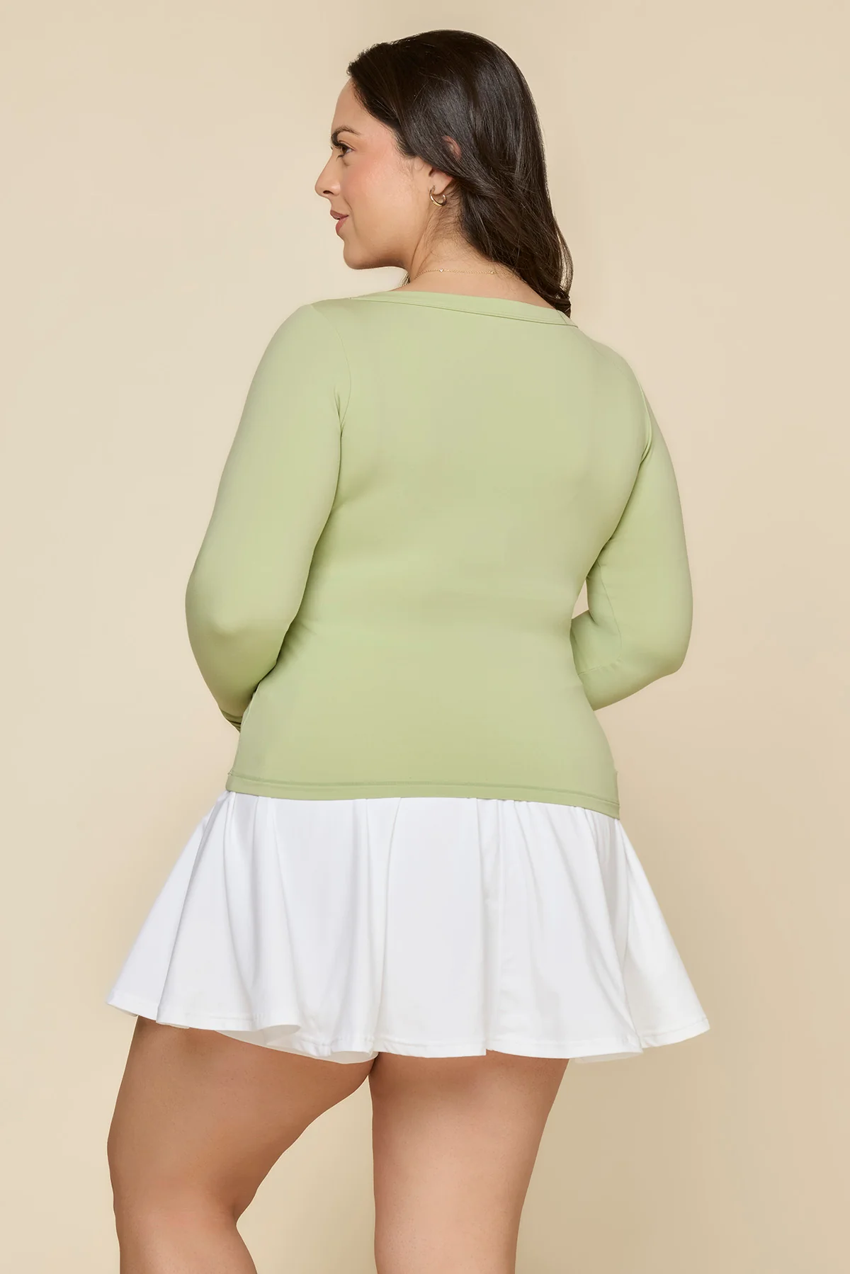 Your Favorite Reversible Long Sleeve Top - Pistachio - Image 4
