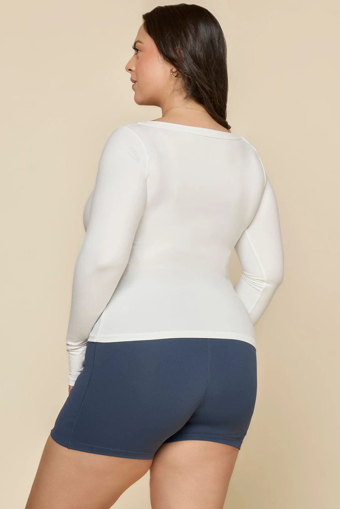 Your Favorite Reversible Long Sleeve Top - White - Image 5