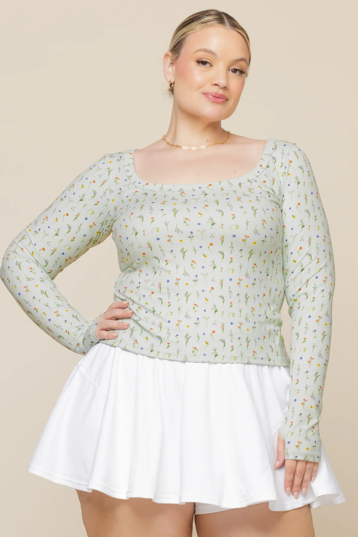 Your Favorite Reversible Long Sleeve Top - Meadow - Image 3