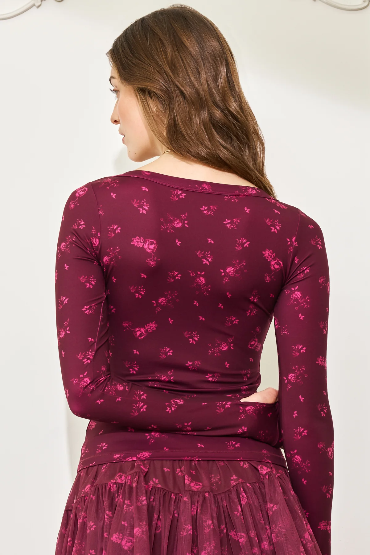 Your Favorite Reversible Long Sleeve Top - Fleur d'amour - Image 5
